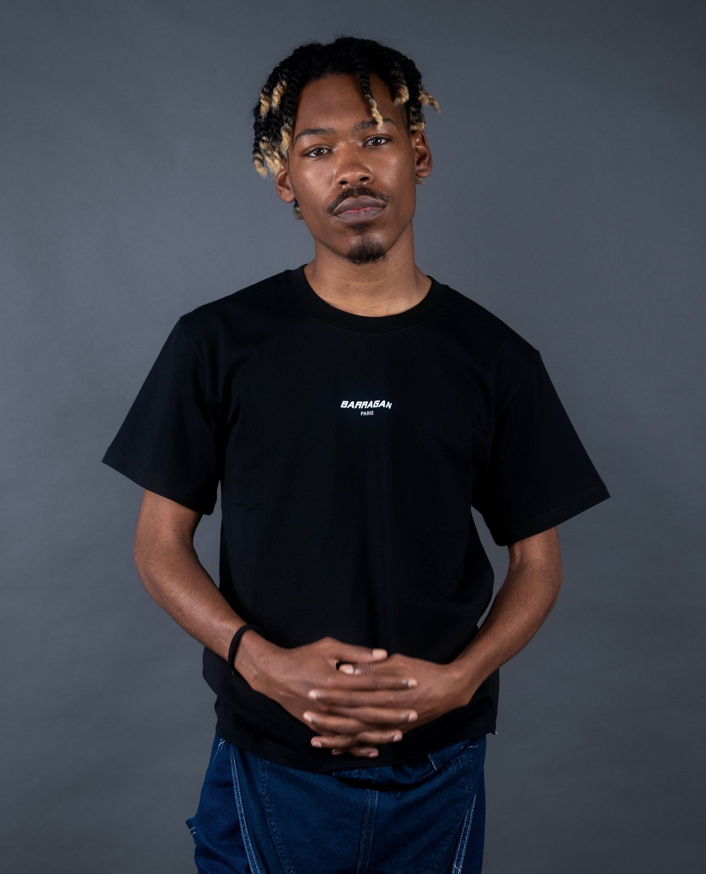 Tee-shirt à manches courtes noir