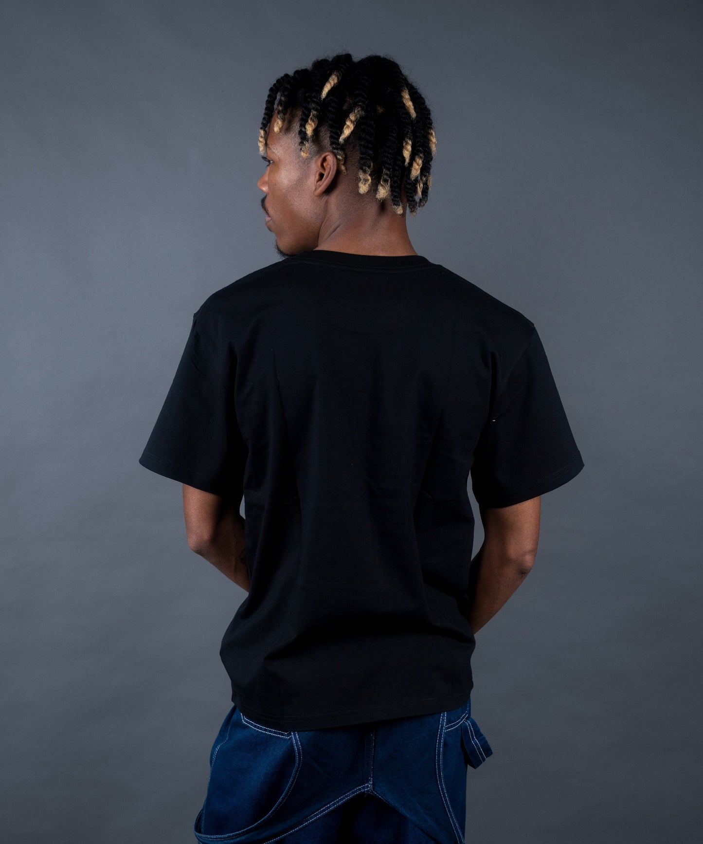 Tee-shirt à manches courtes noir