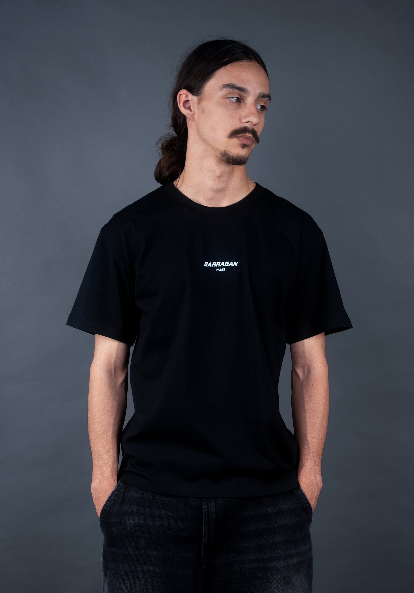 Tee-shirt à manches courtes noir